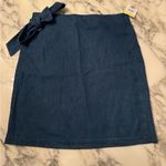 NWT Area Stars Ronnie Wrap Blue Chambray Skirt XS 0 Photo 4