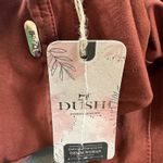 Dushi Jeans Women 12 Columbia High Waisted Skinny Slim Rust Orange Denim NWT Photo 7