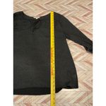 Charming Charlie Black White Polka Dot Tie Neck Blouse Top Women's Large Top Photo 4