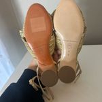 Loeffler Randall Dahlia Gold Pleated Bow Heel Photo 4