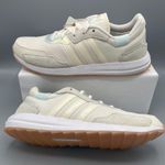 Adidas Women's Retrorun Running Shoe, ChalkWhite/Chalk White/Halo Mint, Size# 9# Photo 4