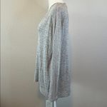 Gap Softspun VNeck Long Sleeve Light Gray Marl Size XS Photo 3