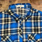 Eden & Olivia  flannel button up shirt size XlArge Photo 1