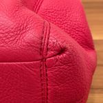 Coach  F57545 Lexy Rasberry Red Pinkish Red Pebbled Leather Shoulder Bag Photo 15