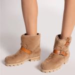 Jimmy Choo  Moto Youth II Strap Artificial Fur Ankle Booties Size EU 41 Photo 1