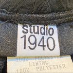 Vintage 90's/Y2K Lined Tie Waist Palazzo Pants Black Size Small Photo 10