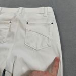 Time and Tru Jeans M 8/10 Womens Cream White Straight Leg Stretch High Rise Pant Size undefined Photo 5