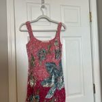 NEW LA FUORI Fleur Oasis Mini Dress in Pink Ombre Size M Photo 8