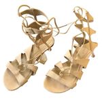 Schutz Earlina Nubuck Leather Gladiator Sandals Photo 7