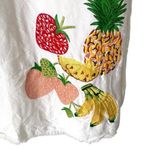 Holding Horses  Anthropologie White Linen Fruit Salad Dress size small Photo 5