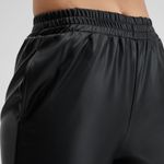Fabletics NWT  Vegan Leather Jogger Black Size Small Tall Retail $89.95 Photo 1