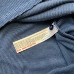 Pure + Good Womens XS Henley Thermal Top Long Sleeve Ribbed Knit Navy Blue Photo 4