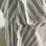 Obey  Serena Striped Utility Shirt Womens Medium Cotton Casual Preppy summer Photo 9