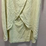 American Eagle  Pastel Yellow Side Tie Wrap Midi Skirt Neon Spring Size Medium Photo 3