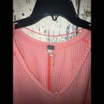 We The Free  People Lovin' Leopard Waffle Knit shirt Medium Photo 2