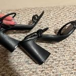 Steve Madden NEW Sandals Harrlow Black Strappy Leather Heels- Size 10 Photo 8