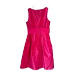 Banana Republic  Mad Men Barbie Pink Silk Sleeveless Dress Taffeta size 2 Photo 7