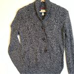 G.H Bass Black White Knit Cardigan Sweater Size XS Photo 2