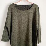 H by Halston Green Marled Top Photo 1