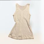 Bebe 2000s Women's Y2k white tank w/gold line ribbon detail Size S Photo 2