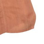 See By Chloe  ༻ Pussy Bow Silk Crepe Crepon Sleeveless Top ༻Coral Pink Orange ༻ 6 Photo 12