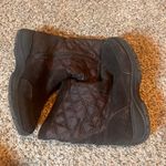 Lands' End Suede Winter Boots Quilted Warm Casual Ankle Booties Size 9 Photo 3