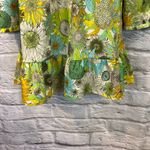 LIBERTY OF LONDON for TARGET Blouse Sunflower Top Green Photo 4