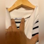 ZARA  women’s turtleneck pullover striped sweater Photo 4