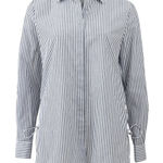 Derek Lam  10‎ Crosby button down striped side lace shirt size 8 career office Photo 0