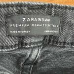 ZARA Womens Premium Denim Jeans Collection Embellished Skinny Dark Wash Size 26 Photo 7