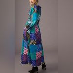 Anthropologie Geisha Designs for   Long-Sleeve Printed Maxi Dress Large Photo 4