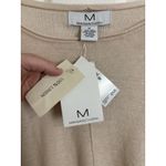Magaschoni NWT  100% Linen Peach Long Sleeve Top Oversized Medium Casual Comfy Photo 3