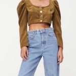 ZARA corduroy crop top blogger favorite Small Photo 3