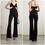 Alice + Olivia ππ Havana Bow Jumpsuit ~ Black 10 NWT Photo 2