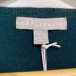 Chelsea28 Women’s Long Sleeve V Neck Sweater Green Ponderosa Size Small NWT Photo 3
