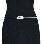 Reiss  Ewelina Textured Black Long Sleeve Bodycon Knee Length Dress Sz 8 Back Zip Photo 10