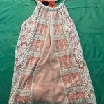 Rue 21 Women’s Lace and Peach Flowing Halter Top Blouse Size M Photo 0