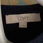 Loft Unique comfy pretty navy dress Photo 3