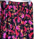Vintage‎ Uniform John Paul Richard Flower Print Maxi Skirt Size Large Pink Photo 5