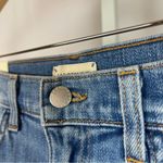 L'Agence NEW  Size 24 Audrey Mid Rise Denim Shorts Jorts Beachy Raw Hem Summer Photo 2