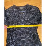 Talbots  Blue Black and light blue Tweed Blazer Jacket Size 10 P‎ Women Photo 4