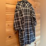 LF  Lightweight Plaid Black And White Woman’s Coat NWT Size 14 100% Polyester Photo 6