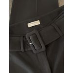 Babaton Aritzia Women Dress Pants Black Straight Belted High Rise Classic Size 2 Photo 8