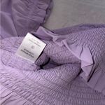 The Impeccable Pig NWT Purple Smocked Crop Top size Small! Photo 7