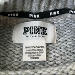 PINK - Victoria's Secret VS PINK Grey Knit Sweater Photo 3