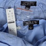 J.Crew Cabana dress in linen French Blue CI918 L NWT V Neck Long Sleeve Belted Photo 3