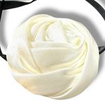 Urban Outfitters  Satin Rosette Wrap Choker Necklace Black & White NWT Photo 5