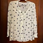 Bimba Y Lola Star Print Button Down Blouse Photo 2