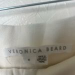 Veronica Beard  Zella Linen blend straight leg belted pants size 6 Photo 5