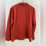 Free People Jacket M Burnt
Orange Linen Double breast Rust Orange Blazer Photo 8